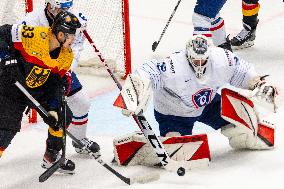 France v Germany - Ice Hockey World Championship Czechia.