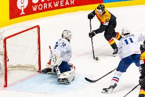 France v Germany - Ice Hockey World Championship Czechia.