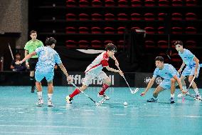 (SP)PHILIPPINES-PASIG-FLOORBALL-WORLD CHAMPIONSHIP QUALIFIERS-SINGAPORE VS JAPAN