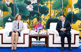 CHINA-BEIJING-XINHUA-FU HUA-BRITISH AMBASSADOR-MEETING (CN)