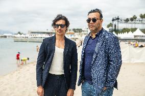 Cannes - Laurent Paris And Miran Huq Portrait