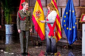 Princess Leonor Of Spain Receives The Title Of Adoptive Daughter Of Zaragoza - Spain
