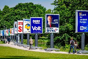 Illustrations Dutch European Elections - The Hague