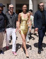 Cannes - Bella Hadid At Hotel Martinez