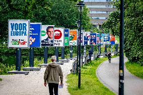 Illustrations Dutch European Elections - The Hague