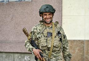 Ukrainian defenders serve in Zaporizhzhia sector