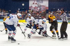 France v Germany - Ice Hockey World Championship Czechia.