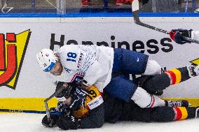 France v Germany - Ice Hockey World Championship Czechia.