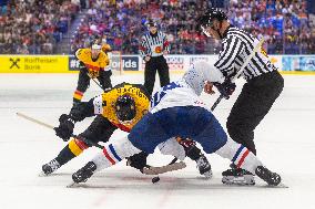 France v Germany - Ice Hockey World Championship Czechia.