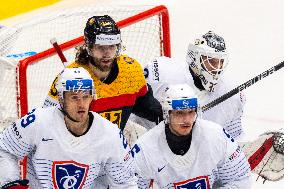 France v Germany - Ice Hockey World Championship Czechia.