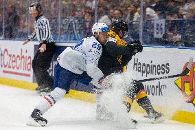 France v Germany - Ice Hockey World Championship Czechia.