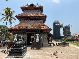 Worlds Tallest Shiva Lingam At Chenkal Maheswaram Sri Sivaparvathi Temple