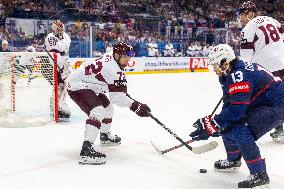 Latvia V United States - Ice Hockey World Championship Czechia