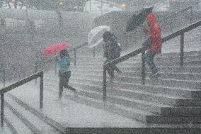 Heavy Rainfall In Cologne