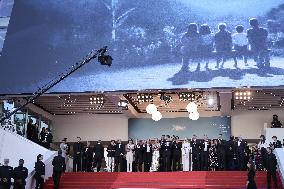 Cannes Olympic Flame On The Red Capet DB