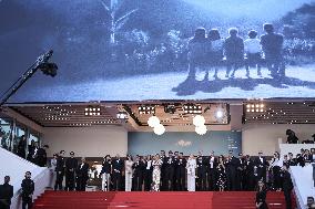 Cannes Olympic Flame On The Red Capet DB