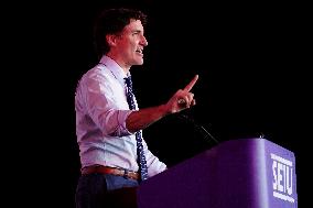 PM Justin Trudeau At SEIU Quadrennial North American Convention - Philadelphia