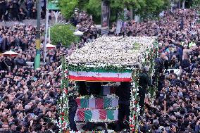 IRAN-TABRIZ-RAISI-FAREWELL CEREMONY