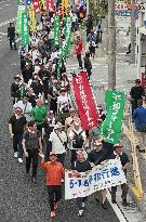 Okinawa peace march