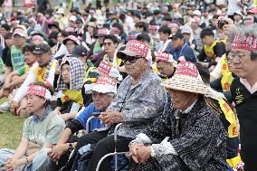 Okinawa peace march