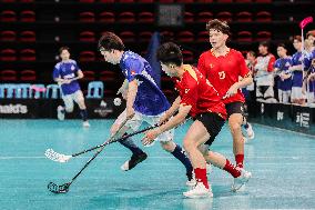 (SP)PHILIPPINES-PASIG-FLOORBALL-WORLD CHAMPIONSHIP QUALIFIERS-JAPAN VS CHINA