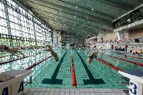 Swimming pool of Akvarena Olympic Sports Complex in Kharkiv