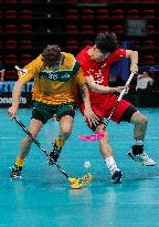 (SP)PHILIPPINES-PASIG-FLOORBALL-WORLD CHAMPIONSHIP QUALIFIERS-AUSTRALIA VS SINGAPORE