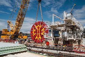 Unveiling Of The Tunnel Boring Machine For Line C  - Toulouse