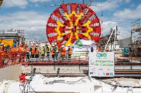 Unveiling Of The Tunnel Boring Machine For Line C  - Toulouse