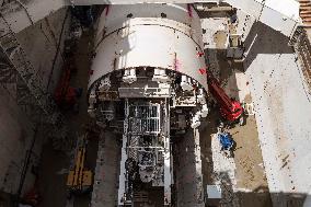 Unveiling Of The Tunnel Boring Machine For Line C  - Toulouse