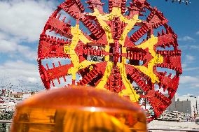 Unveiling Of The Tunnel Boring Machine For Line C  - Toulouse