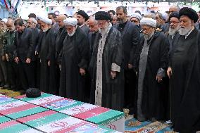 Khamenei At Raisi Funeral - Tehran