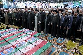 Khamenei At Raisi Funeral - Tehran