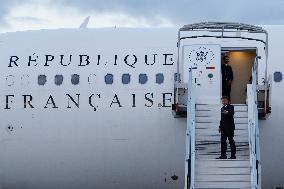 President Macron Departs For New Caledonia - Paris