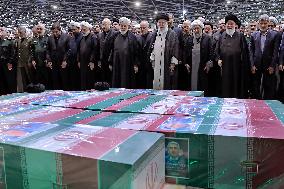 Khamenei At Raisi Funeral - Tehran