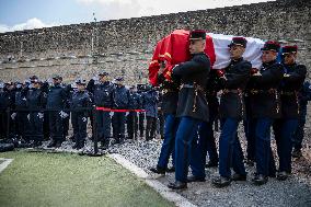 National Tribute To Prison Captain Fabrice Moello - Caen