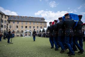 National Tribute To Prison Captain Fabrice Moello - Caen