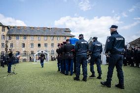 National Tribute To Prison Captain Fabrice Moello - Caen