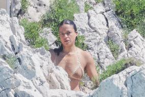 Michelle Rodriguez At Eden Roc - Antibes