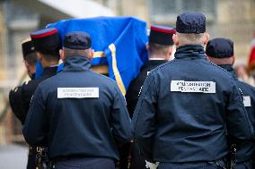 National Tribute To Prison Captain Fabrice Moello - Caen