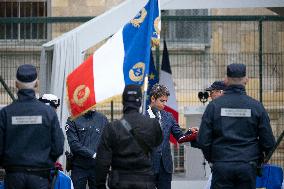 National Tribute To Prison Captain Fabrice Moello - Caen