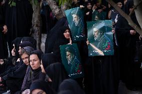 Iran-Funeral Of The Late President And His Entourage