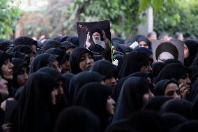 Iran-Funeral Of The Late President And His Entourage