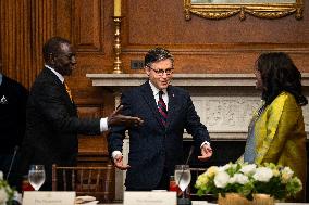 House Speaker Mike Johnson hosts President WIlliam Ruto of Kenya