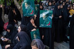 Iran-Funeral Of The Late President And His Entourage