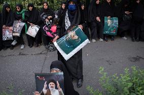 Iran-Funeral Of The Late President And His Entourage