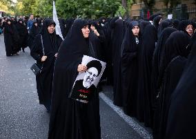 Iran-Funeral Of The Late President And His Entourage