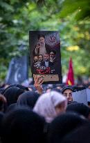 Iran-Funeral Of The Late President And His Entourage