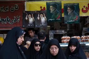 Iran-Funeral Of The Late President And His Entourage