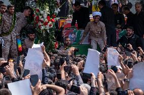 Iran-Funeral Of The Late President And His Entourage